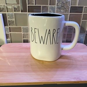 Rae Dunn Halloween mug “beware”